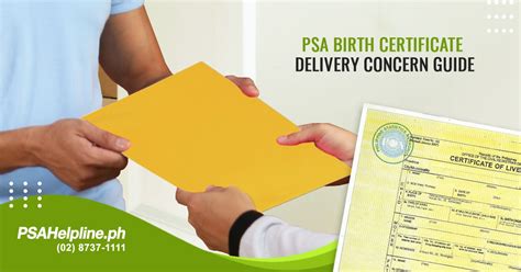 psa delivery hotline|PSA Certificate Delivery .